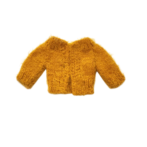 A camel mohair sweater
