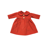 A corduroy collared dress