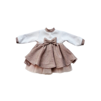 A glitter dress with a bow