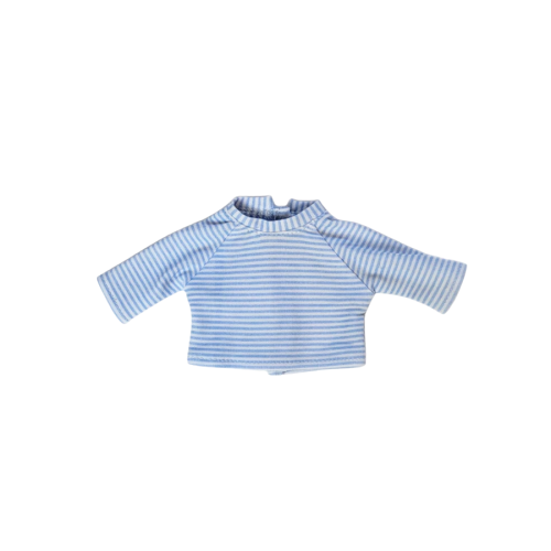 A raglan striped shirt